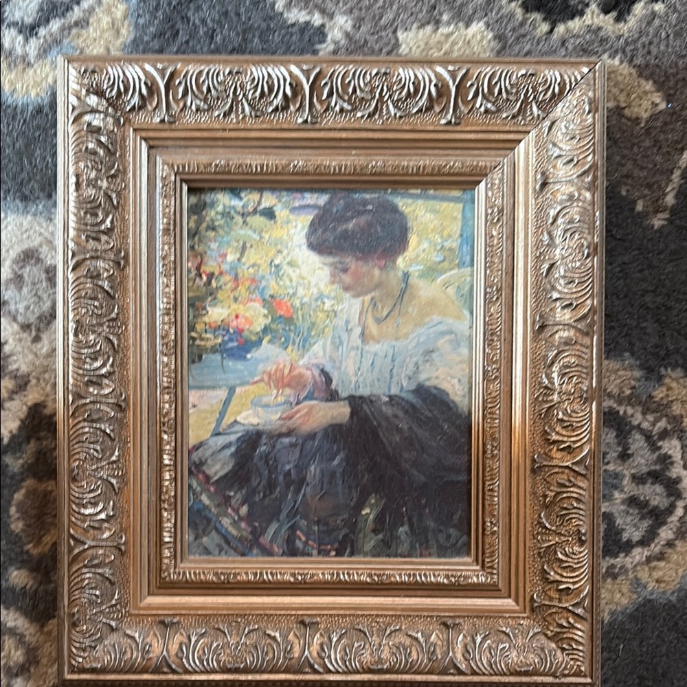 Ornate Gold Framed Art Print